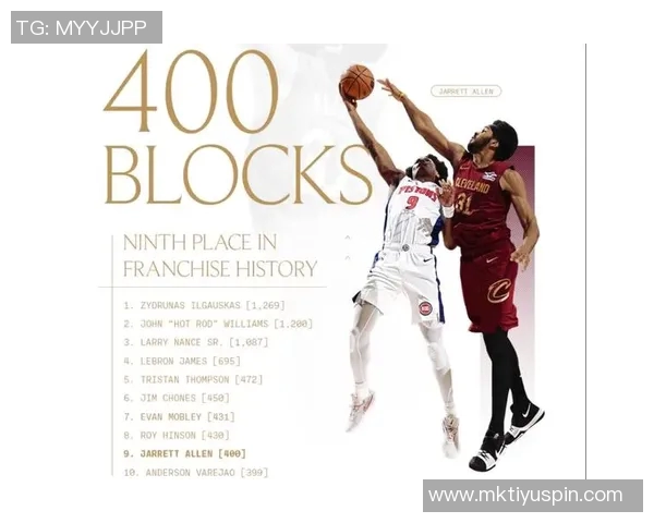 贾勒特阿伦骑士生涯前场篮板数超越詹姆斯跻身队史前十名